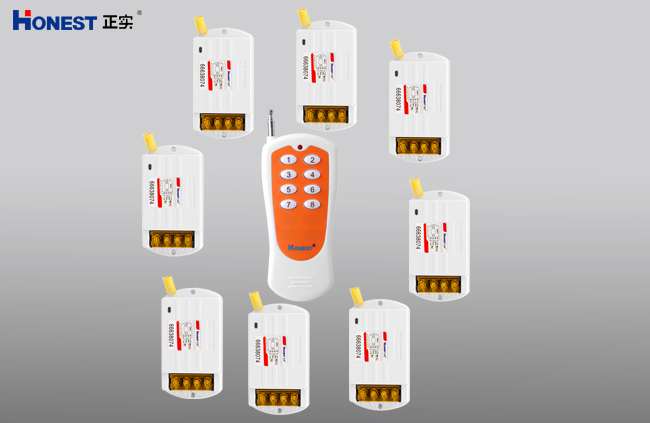 八路分體數(shù)碼無(wú)線遙控開關(guān)  HT-6808F